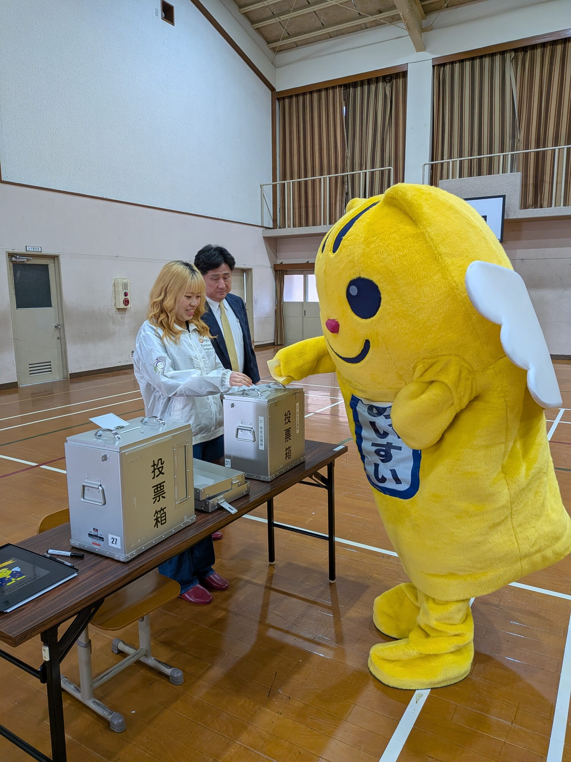 本学学生が「右京区学生選挙サポーター」として選挙出前授業を実施しました